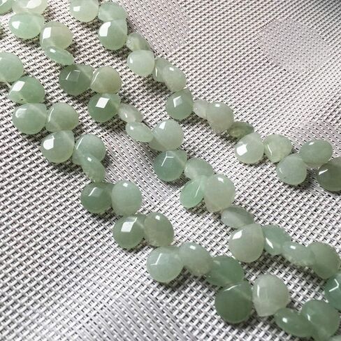 Natural Stone Beads Water Drop Shape Faceted Opal Loose Beads 10X12X5mm 7.9 inch for Jewelry Making in Saudi Arabia