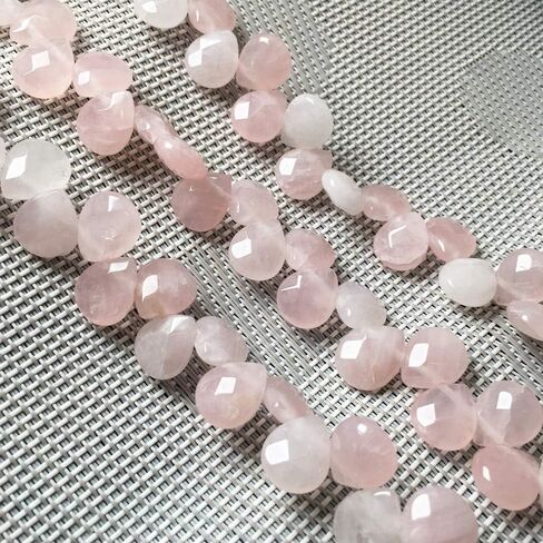Natural Stone Beads Water Drop Shape Faceted Opal Loose Beads 10X12X5mm 7.9 inch for Jewelry Making in Saudi Arabia