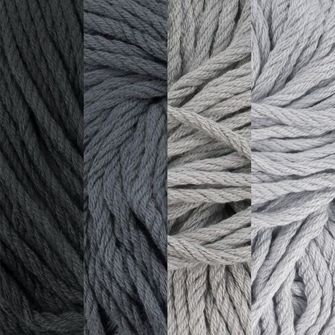 JubileeYarn Bamboo Cotton Chunky Yarn - 100g/Ball - Shades of Brown - 4 Balls in Saudi Arabia