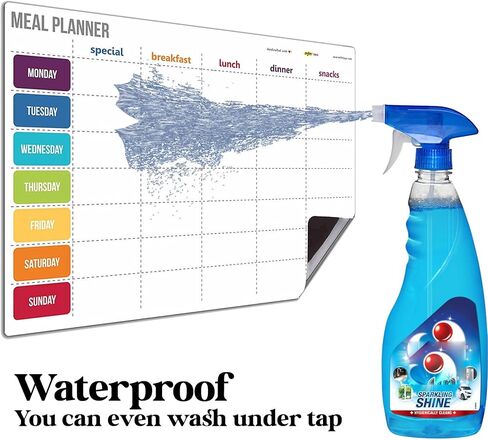 MFM Toys XoxOmags Mini Fridge Magnet Crite -Irase Planner - للمهام اليومية والأسبوعية ، ومخطط الوجبات ، والمنظم ، وقوائم التحقق من التسوق للمنزل والمكاتب (Combo 1) in Saudi Arabia