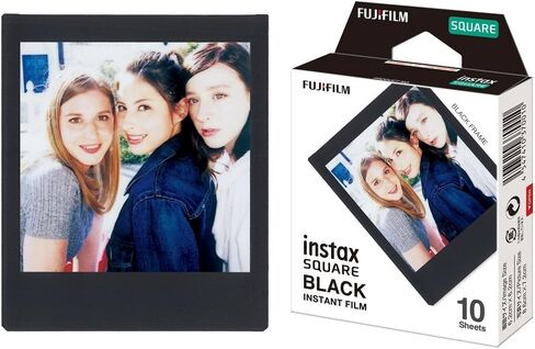 Fujifilm Instax Square Black Film - 10 Exposures in Kuwait