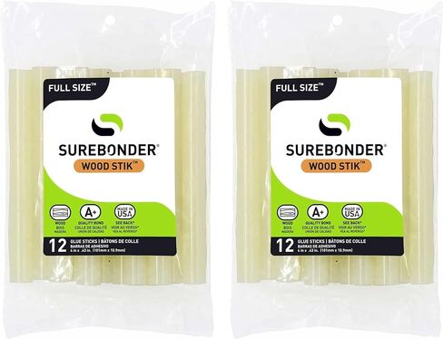 Surebonder WS-12 كامل الحجم 10.16 سم عصا خشبية ساخنة - 12 حزمة in Kuwait