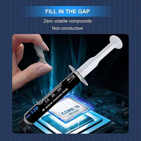 Thermal Paste CPU 1.8g with Toolkit for CPU GPU IC and Heatsinks in Kuwait