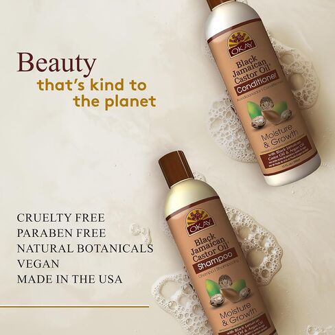 OKAY | All Natural Baby Shampoo | For All Hair Types | Cleanse, Nourish & Condition | With Papaya Extract | Free of Sulfate, Silicone & Paraben | 12 oz in Kuwait