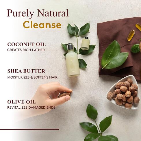 OKAY | All Natural Baby Shampoo | For All Hair Types | Cleanse, Nourish & Condition | With Papaya Extract | Free of Sulfate, Silicone & Paraben | 12 oz in Kuwait