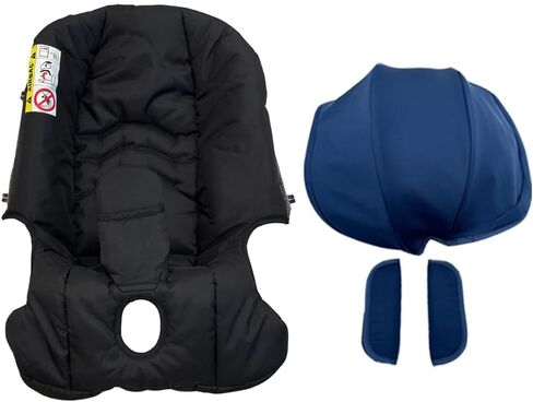 Stroller Accessory Washing Kit Textile Set, Colorful Canopy & Water Resistance Soft Cushion Compatible with DOONA CAR SEAT Strollers (Olive Green) in Saudi Arabia