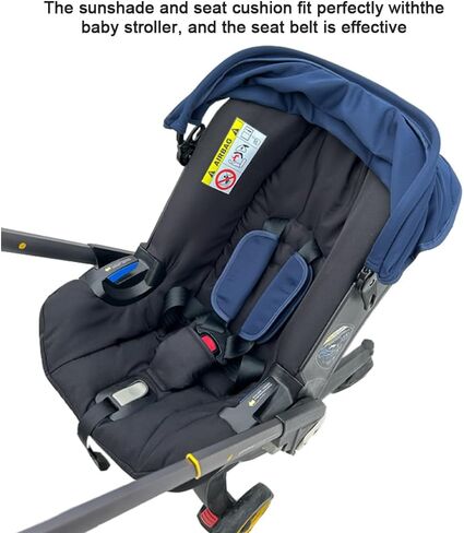 Stroller Accessory Washing Kit Textile Set, Colorful Canopy & Water Resistance Soft Cushion Compatible with DOONA CAR SEAT Strollers (Olive Green) in Saudi Arabia