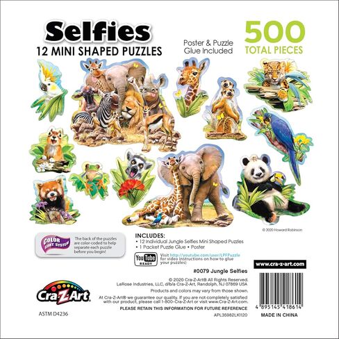 RoseArt - Mini-Shaped - Dog Selfies - 500 Piece Jigsaw Puzzle for Adults in Saudi Arabia