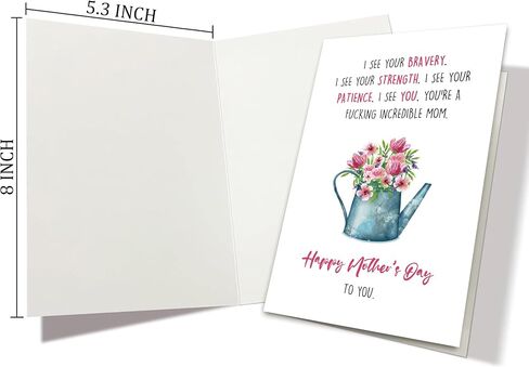 Mother's Day Card for Sister, Beautiful Sister Mothers Day Card, Cute Card for Sister, Surprising Mothers Day Gift Idea for Friend in Saudi Arabia