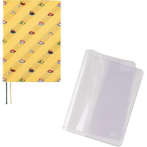 Hobonichi Techo 2025 HON Bow &Tie: Sushi and Clear Cover for A5 Size HON