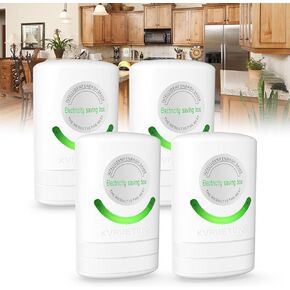 Energy Efficiency Device, Electricity Saving Box, Power Optimization Device, Energy Conservation Device, 2024 Upgrade Energy Savers Plug-in US Plug 90V-250V 30KW(4Pack)