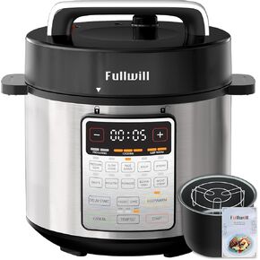 Electric Pressure Cooker Uni 6qt, 9-in-1 Multi-Functional Slow Cooker, Rice Cooker, Yogurt Maker, Cake Maker, Sauté Pan, Steamer, Food Warmer, Soup Maker