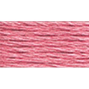 DMC 117-3733 Mouline Stranded Cotton Six Strand Embroidery Floss Thread, Dusty Rose, 8.7-Yard