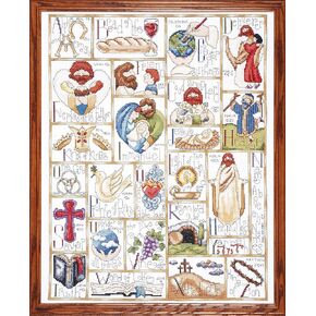Tobin Design Works Crafts Counted Cross Stitch Kit, Multi, 20" x 16"