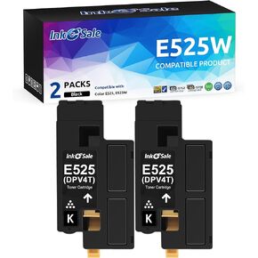حبر E525W الحبر E525W استبدال خرطوشة الحبر المتوافقة مع Dell E525 525W 525 593-BBJX 593-BBJU 593-BBJV 593-BBJW TONER