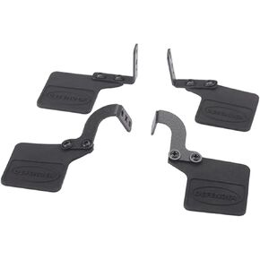 Levigo Rubber RC Racing Fender Metal Stainless Steel Mudguard Fixing Bracket Kits for TRX4M 1/18 D110, RC Upgrade Parts Mud Flaps