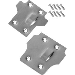 RC Skid Plate Upgrades Part for 1/8 Kraton 6S BLX Senton 6S BLX Outcast 6S BLX Talion 6S BLX,Stainless Steel Front Rear Skid Plate Chassis Armor Guard