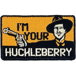 Patriot Patch Co - أنا الخاص بك Huckleberry - Doc Holliday Patch - مطرزة - على ظهر الحديد