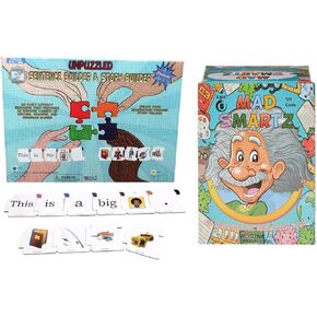 Thought-Spot Sentence Builder and Story Builder 2 Games in 1 and MAD SMARTZ an Interpersonal Skills Card Game for Anger and Emotion Management Empathy and Social Skills