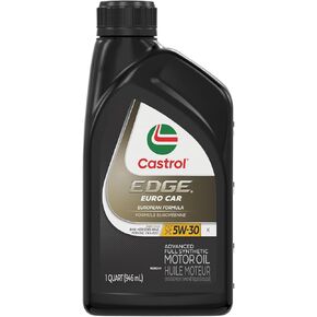 Castrol Edge Euro 5W-30 K Advanced Full Synthetic Motor Oil, 1 Quart, Pack of 6