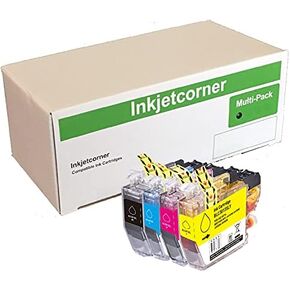 Inkjetcorner Compatible Ink Cartridges Replacement for LC3013 LC-3013 for use with MFC-J491DW MFC-J497DW MFC-J690DW MFC-J895DW (1 Black 1 Cyan 1 Magenta 1 Yellow, 4-Pack)