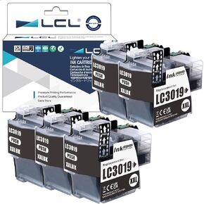 LCL LC3019 XXL LC3017 Ink Cartridges Replacement for Brother LC3019 LC3019BK LC3017BK Ink for Brother MFC-J5330DW MFC-J6530DW MFC-J6930DW MFC-J6730DW Printers MFC-J5335DW MFC-J5730DW Printer (5 Black)