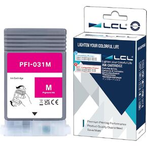 استبدال خرطوشة حبر الصباغ المتوافقة مع LCL لـ Canon PFI-031 PFI-031M لـ ImagePrograf TM-240 ImagePrograf TM-340 (1 حزمة ماجنة)