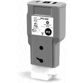 300ml-MBK PFI-320 PFI320 Ink Tank (2889C001AA) PFI-320MBK Ink Cartridge Replacement for Canon ImagePROGRAF PFI TM-200 TM-205 TM-300 TM-305 Printer