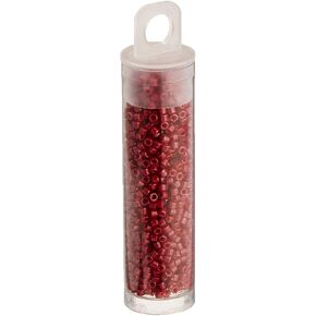 Miyuki DB654 Delica Seed Beads, 7.2g, Opaque Cranberry
