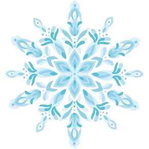 Sizzix Layered Resulable Crafts 4pk Snowflake | 664932 | الفصل 4 2022 Stencils ، MulitColour