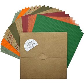تكس بابل | Kit 24 ورقة ورقية و Safari مقطع خاص 240 ، 180 و 100 GSM+ 1 Kraft Paper Folder 420 GSM | مستلزمات Scrapbooking ، مجموعة الفن | ورقة سجل القصاصات ، ورق حرفي ، بطاقة Cardstock | متعدد الألوان