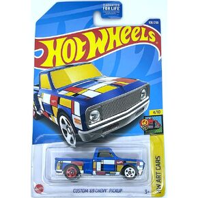 Hot Wheels 2022 - Custom '69 Chevy - HW Art Cars 4/10 [Blue] 108/250