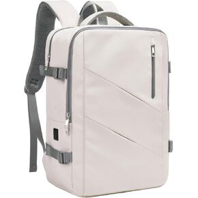حقيبة ظهر السفر للنساء ، تحمل حقيبة ظهر مع USB شحن Port & Shoe Pouch ، 15.6 بوصة محمول Mochila Flight المعتمدة ، و daypack غير رسمية للتنزه في الأعمال التجارية Weekender