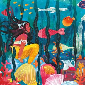 CEACO - رغبات Mermaid - 200 قطعة بانوراما لغز
