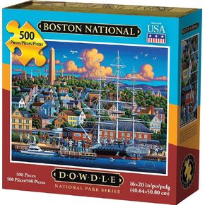 Dowdle Jigsaw Puzzle - بوسطن الوطنية التاريخية - 500 قطعة