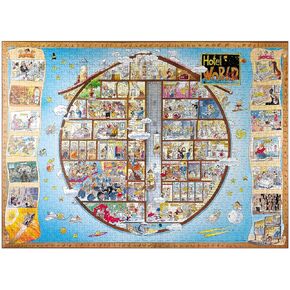 MyPuzzle Hotel World - Hugo Prades - Premium 1000 قطعة بانورامزو للبالغين