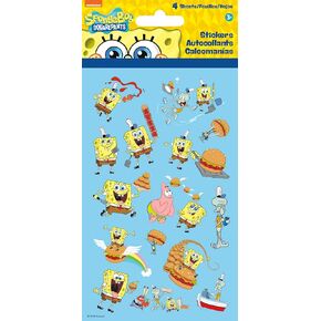 Nickelodeon - Spongebob - ملصقات قياسية كلاسيكية - 4 ورقة