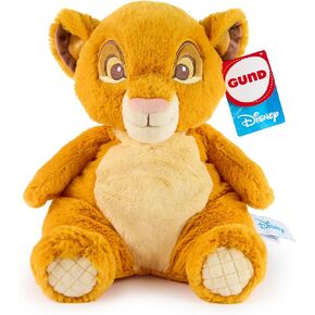 GUND Disney Official Simba Oh So Snuggly Plush, The Lion King, Lion Stuffed Animal for Babies and Infants, Yellow, 12.5"