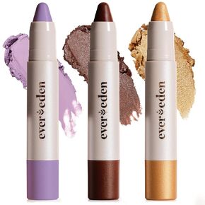 Evereden Kids Fantasy Face Crayon Trio: Non Toxic Kids Makeup & Multi-Purpose Face, Eye, & Lip Crayon - Creamy Clean Makeup for Kids - Vegan & Clean Makeup for Kids - Safe for Sensitive Skin