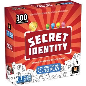 R&R Games Secret Identity ، لعبة مثالية للحفلات للبالغين والأطفال ، مثالية لليلة العائلة