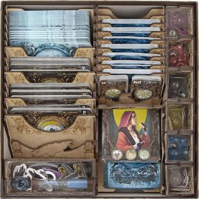 Towerrex Organizer for Mysterium Board Game والعلامات الخفية والأسرار والأكاذيب التوسع ، instert التخزين ، ترقية الملحقات