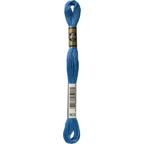 BULK BUY: THELL DMC Six Strand Embroidery Cotton 8.7 Yards Dark Peacock Blue 117-806 (12 pack)
