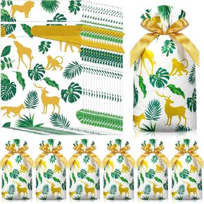 50 pcs jungle treat alcags gold gold safari antail palm extren