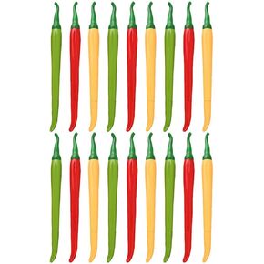 54 Pcs Chili Gel Pen Creative Pen Cute Pen Ink Pens Neutral Pens Fine Tip Pen Students Sign Pens Chili Shaped Pen Writing Pens Signature Pen Chili Shaped Vegetable Pen Drawing Pens