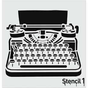 stencil1 استنسل الآلة الكاتبة