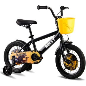 دراجة أطفال ديناصور حليقة للأعمار من 2 إلى 7 سنوات ، و 12 14 14 16 بوصة من BMX على طراز BMX مع عجلات التدريب ، ودراجة الأطفال للأطفال والأطفال الصغار ، وألوان متعددة