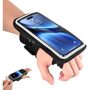 Wristbands Phone Holder for Running, Forearm Running Armbands for iPhone 16/15 Pro/14 Plus/13/11/XR/XS, Galaxy S24/S10, Supports Thick Phone Cases, Fits 4-6.8'' Phones