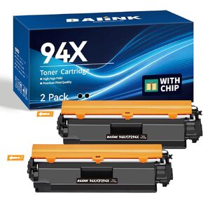 94X Toner Cartridge Replacement for HP 94X CF294X 94A CF294A Toner Cartridge High Yield Black Compatible for HP Pro M118dw MFP M148dw M148fdw M149fdw M118 M148 Printer (Black, 2 Pack)