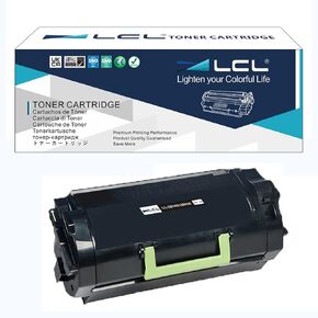 LCL Compatible Toner Cartridge Replacement for Lexmark 53B1H00 53B0HA0 53B1000 25000 Pages MS817D MS818DN MS817N MS817n MS817dn MS818dn (1-Pack Black)