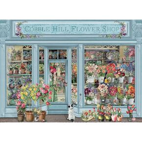 Cobble Hill 1000 Piece Puzzle - Parisian Flowers - مشمل ملصق عينة